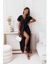Elegancka sukienka maxi CAROLINE - czarna
