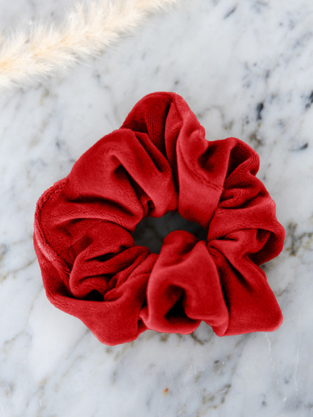 Welurowa gumka do włosów... 2