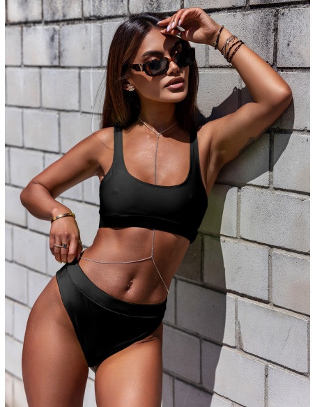 Dwuczęściowy strój kąpielowy bikini BELISSA - czarny
