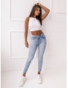 Jeansowe spodnie rurki push-up DINKY - jeans
