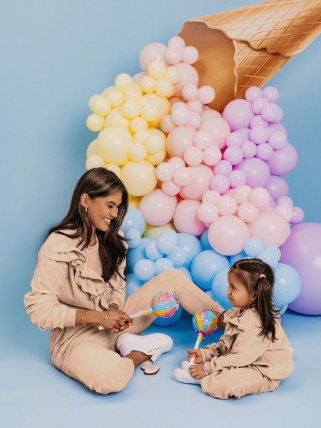 Welurowy dres dziecięcy -... 2