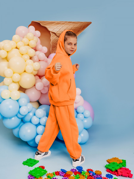 Komplet dresowy dziecięcy MULAN - orange 2