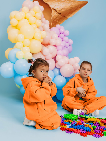 Komplet dresowy dziecięcy MULAN - orange