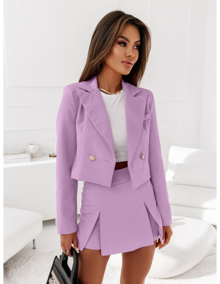 Garnitur marynarka i spódnicospodnie ALITO - liliowy