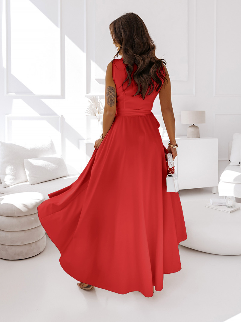 Maxi kopertowa sukienka EVENING -...