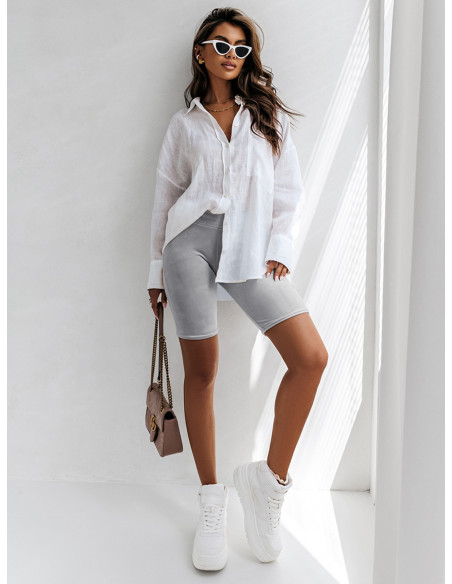 Welurowe kolarki spodenki MONTANA - szare