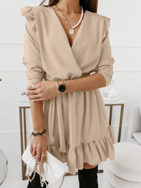 Rozkloszowana sukienka z...