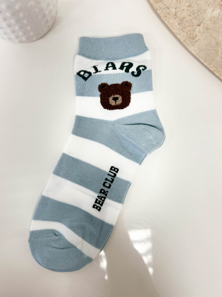 Skarpetki TEDDY - błękitne 2