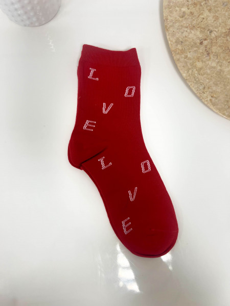 Skarpetki LOVE - wzór 3