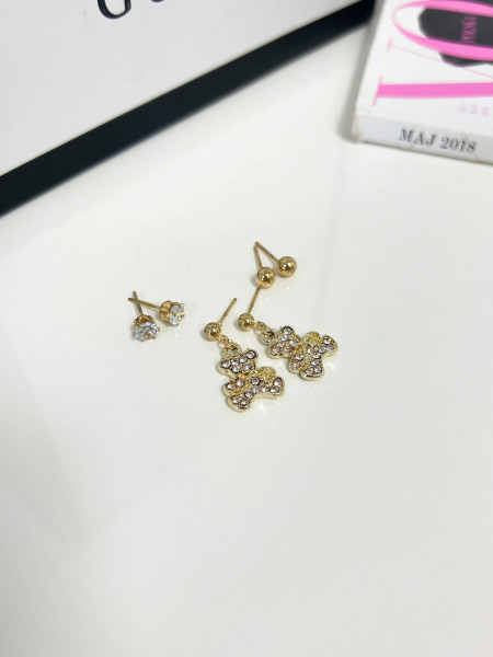 Kolczyki zestaw 3 pary...