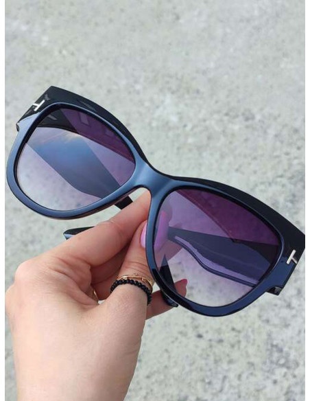 Okulary przeciwsłoneczne glam - czarne