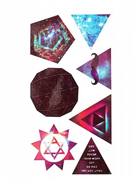 Sztuczne tymczasowe tatuaże...