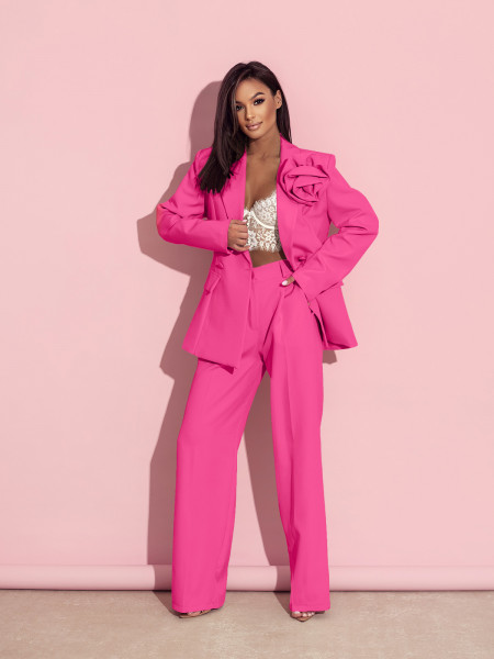 Garnitur z szerokimi spodniami KENZO - fuksjowy 2