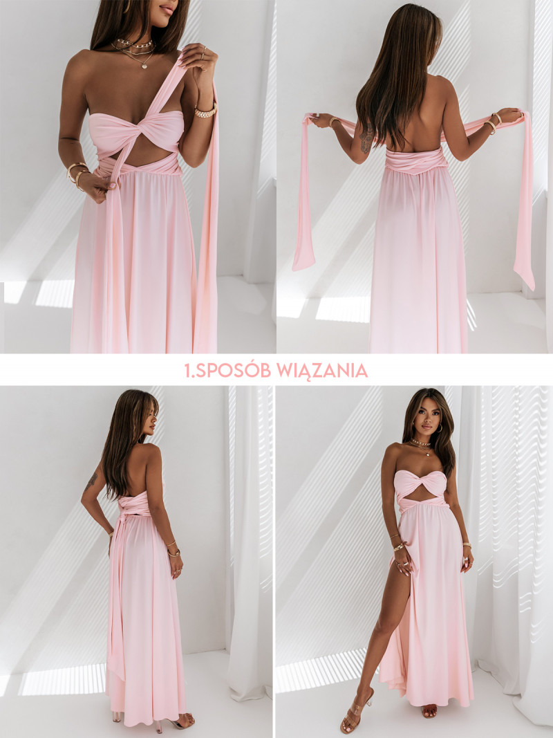 Sukienka maxi wiązana na wiele...