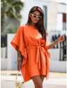Kobieca sukienka nietoperz CANDICE - orange