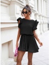 Modna rozkloszowana sukienka ALENA - czarna