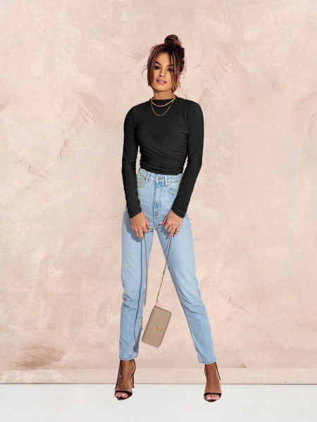 Elastyczne body CORALIN - czarne 2