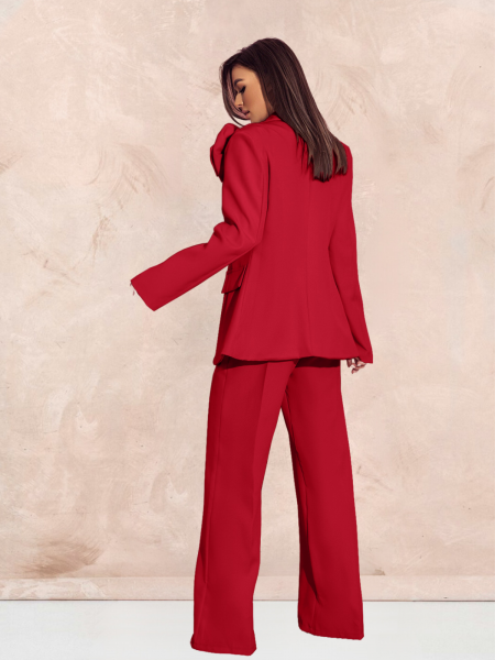 Garnitur z szerokimi spodniami KENZO - czerwony 2