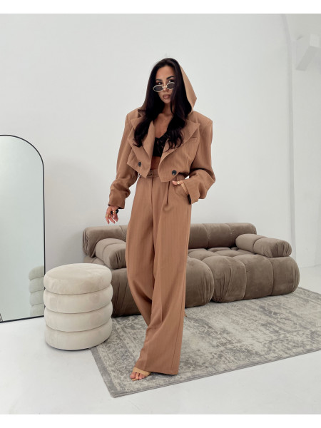 Krótka marynarka oversize z... 2