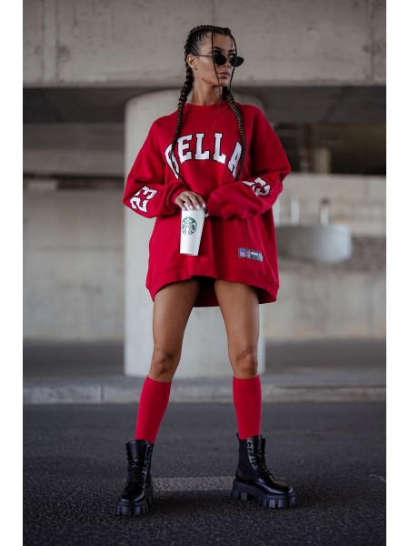 Podkolanówki skarpety gładkie TELNA - czerwone 2