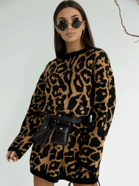 Sweterkowa sukienka tunika... 2