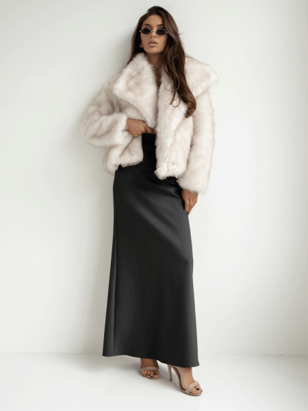 Stylowa spódnica maxi ALETA - czarna