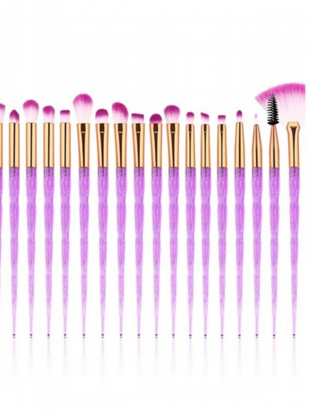 Zestaw 20 szt pędzli do makijażu -wzór 1