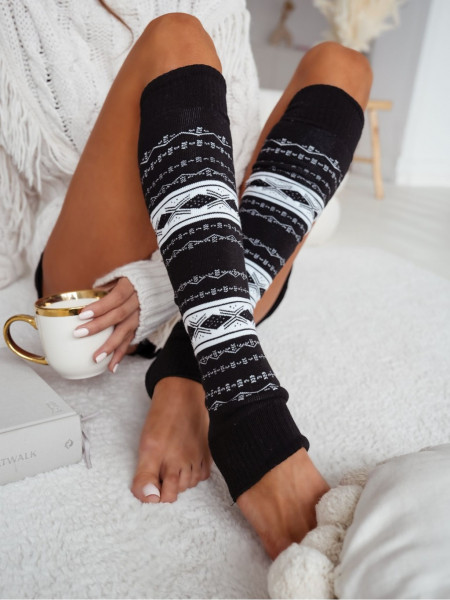 Getry ocieplacze bawełniane frotte- wzór 1 2