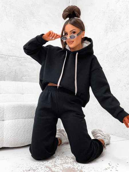 Komplet dresowy bluza i spodnie TIMI - czarny 2