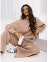 Komplet dresowy bluza + spodnie TANVIA - cappuccino mocca