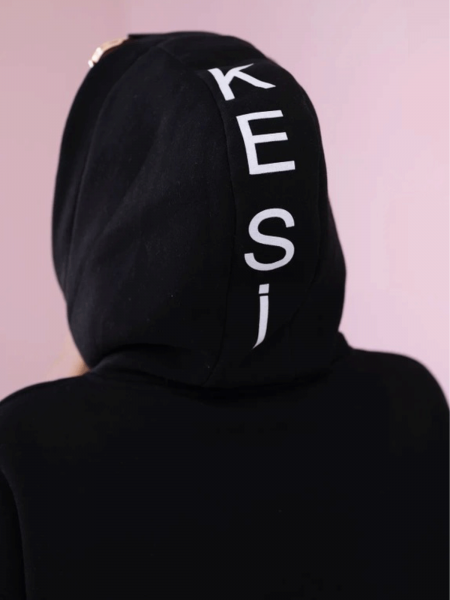 Stylowy komplet dresowy z napisami MICHAEL - czarny 2