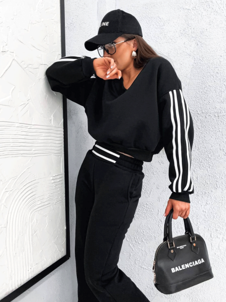 Dres z szerokimi spodniami HENRY - czarny 2