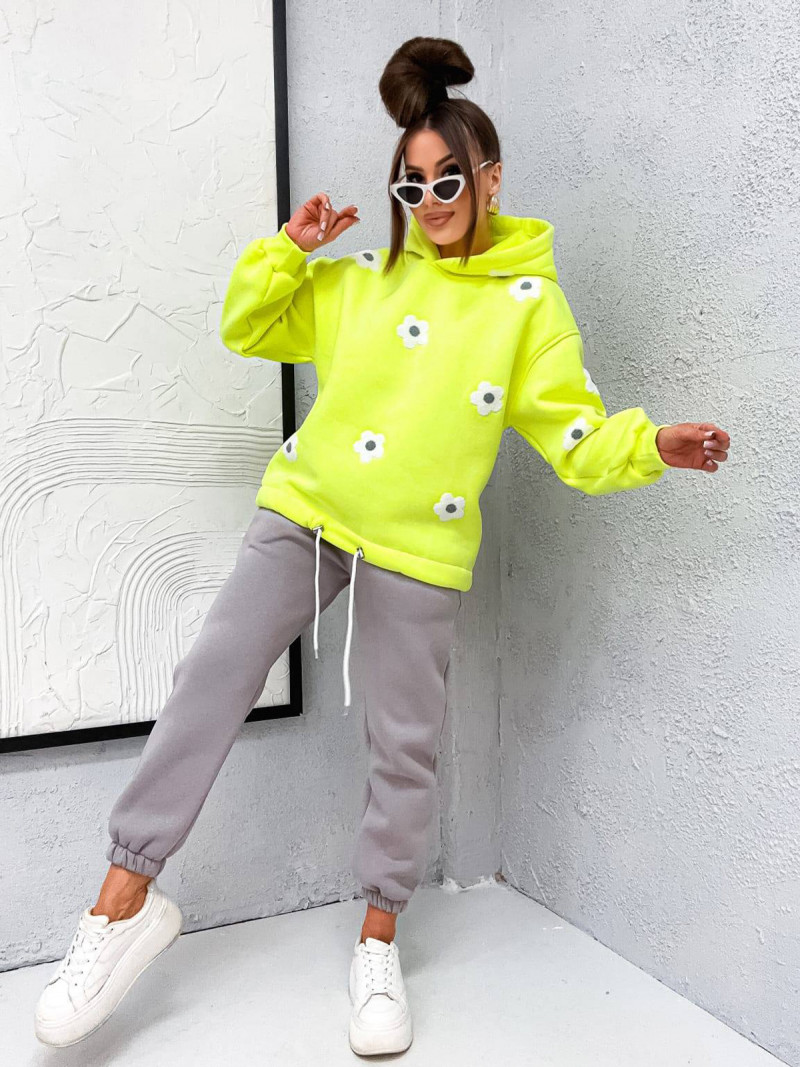 Komplet dresowy z bluzą w kwiaty EIRLYS - wzór 7