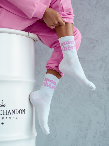 Skarpetki damskie MON CHERI - białe