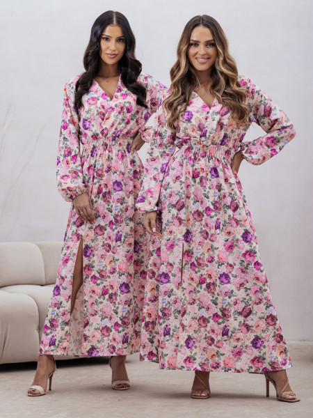 Sukienka maxi w print TYMONA - wzór 1