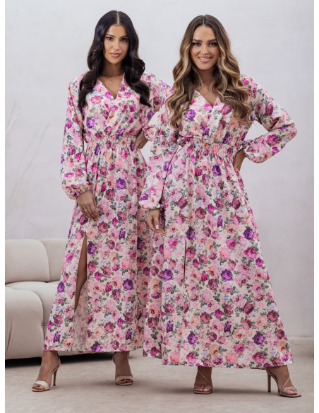 Sukienka maxi w print TYMONA - wzór 1