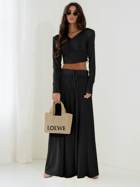 Komplet bluzka i spodnie z...