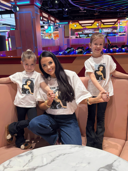 Bawełniany dziecięcy t-shirt POLA - wzór 1