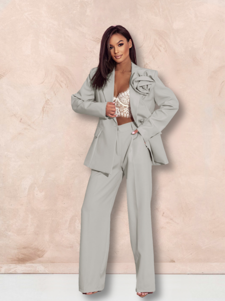 Garnitur z szerokimi spodniami KENZO - szary