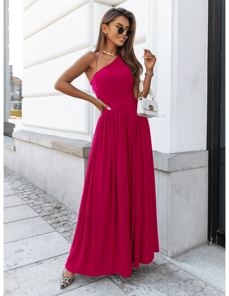 Kombinezon z szerokimi nogawkami COSTA - fuksjowy