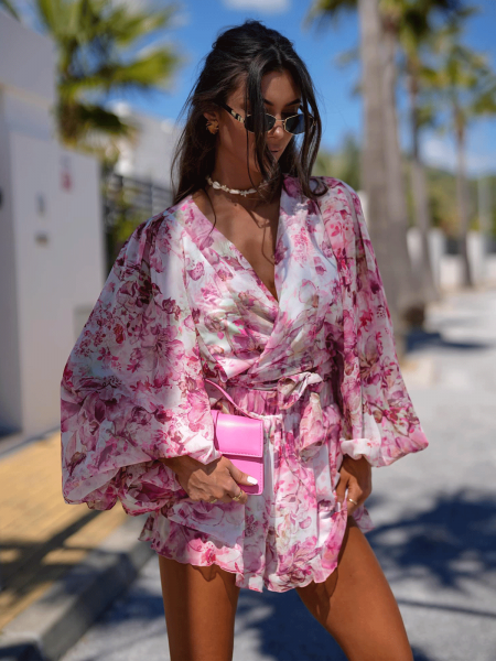 Szyfonowy komplet w print RESSE - wzór 2