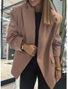 Marynarka oversize JAYLEEN - mokka mousse