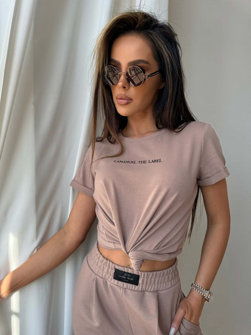 Bawełniana bluzka t-shirt JESMIRA -...