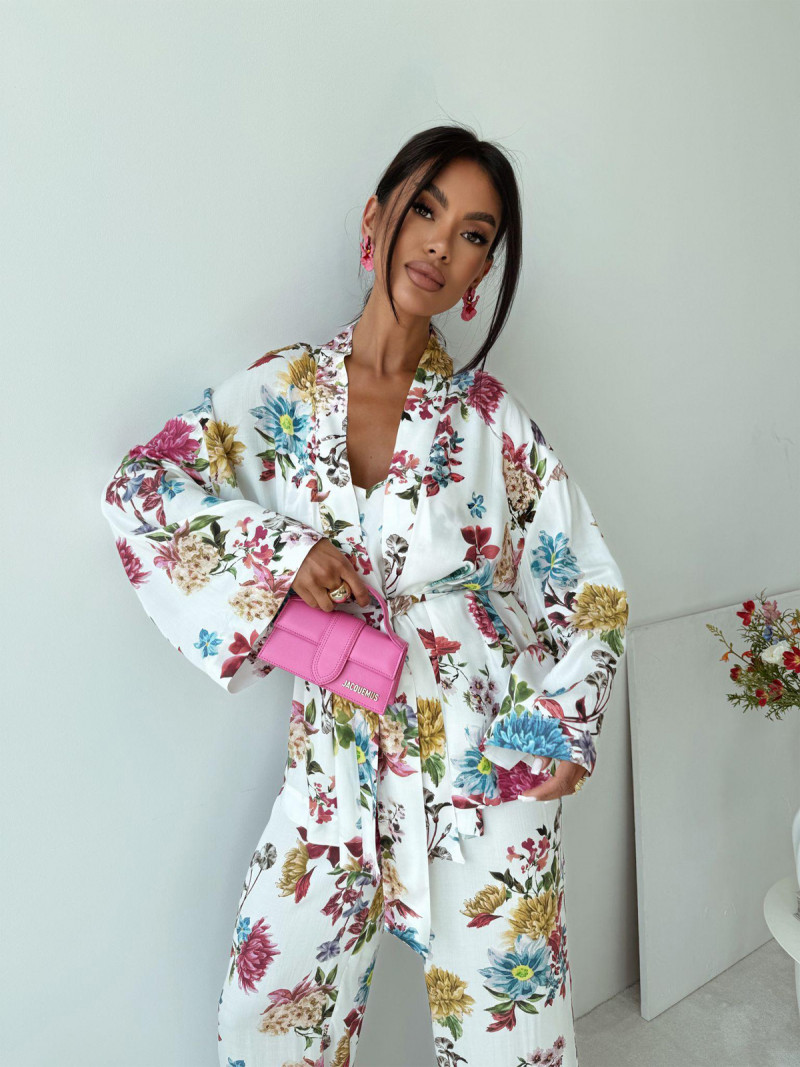 Komplet z wiskozy 3w1 VELISSA - biały