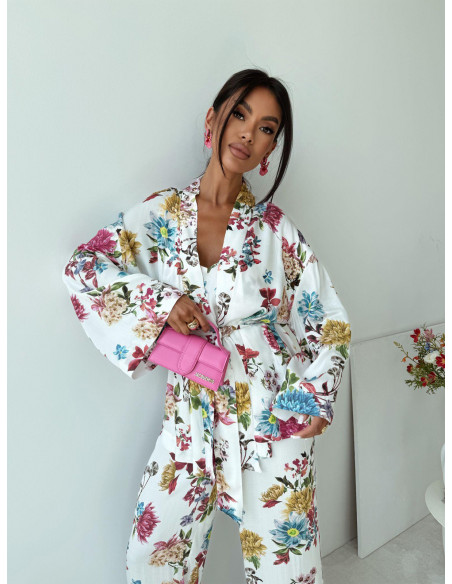 Komplet z wiskozy 3w1 VELISSA - biały