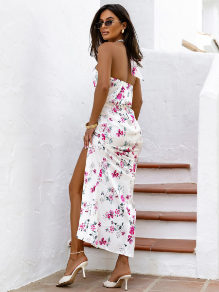 Komplet satynowy top i spódnica AURELIS - wzór 3 2