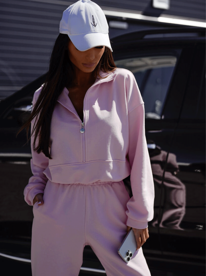 Bawełniany komplet dresowy bluza +...