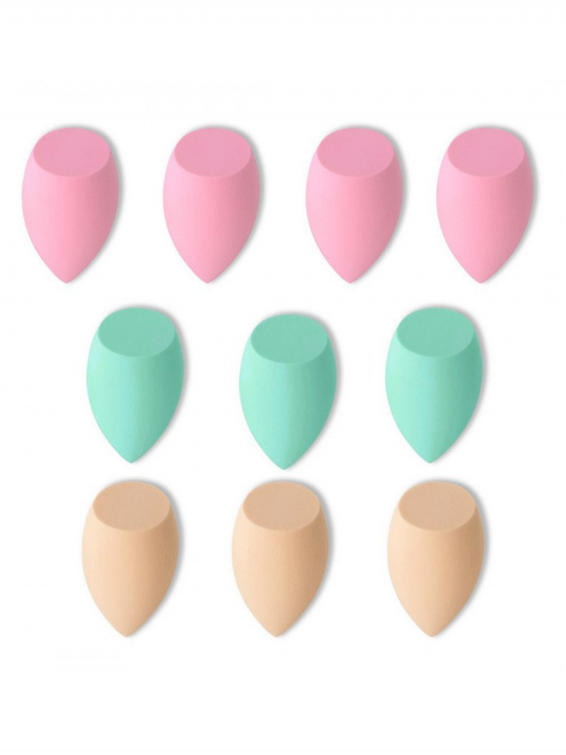 Zestaw 10 gąbeczek do makijażu PASTEL...