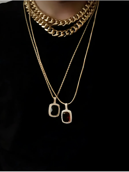 Naszyjnik delikatny multi -...