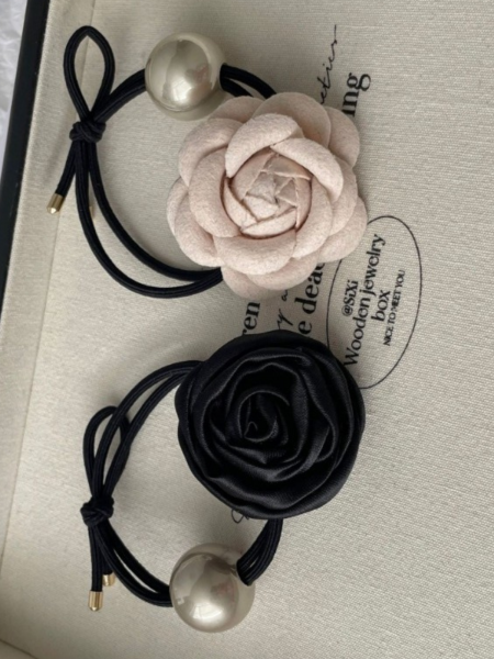 Zestaw frotek gumek z różą... 2